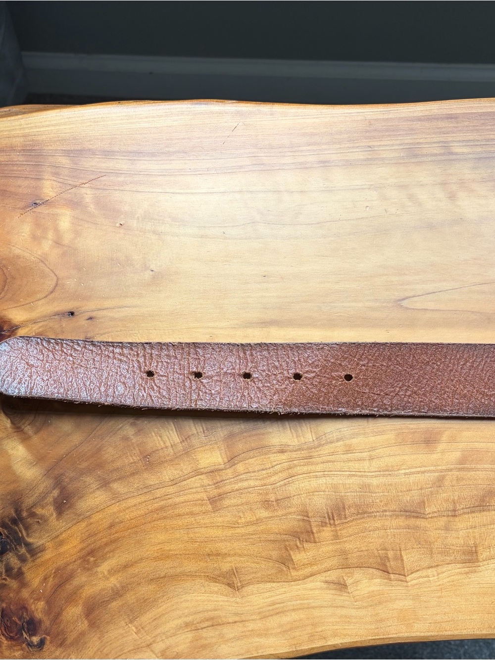 Women's Brown Floral Engraved Belt with Decorative Silver Buckle - Picture 8 of 10